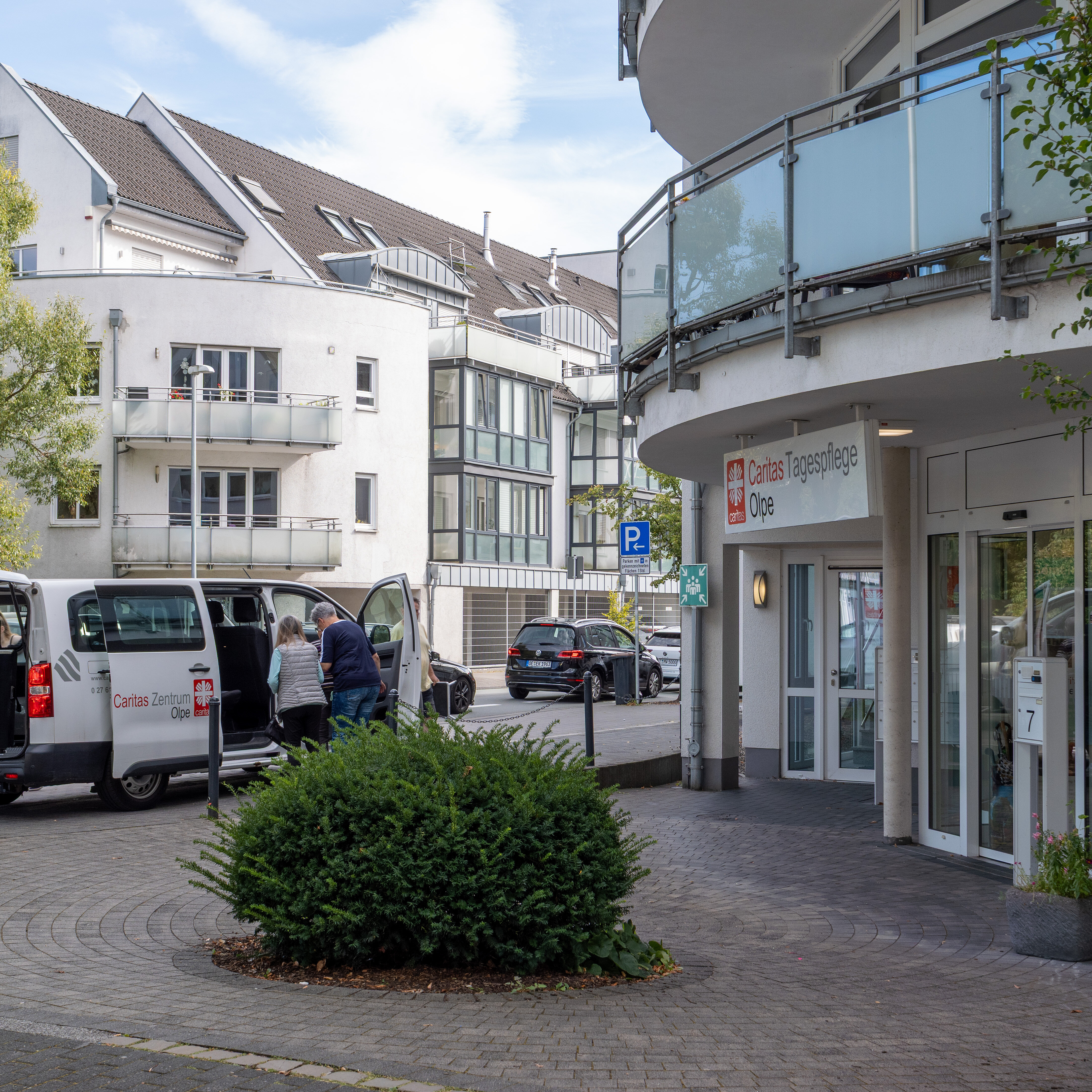 Außenansicht Tagespflege Olpe Eingang
